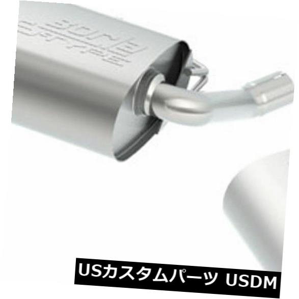輸入マフラー BORLA Sタイプアクスルバックパフォーマンスエキゾーストキット16-19シボレーカマロV6 3.6L BORLA S-Type Axle-Back Performance Exhaust Kit 16-19 Chevy Camaro V6 3.6L 【並行輸入品】