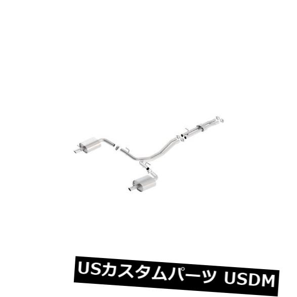 輸入マフラー Borla Cat-Back？ 16-17 Explorer Ecoboost 3.5L AWD＃140659の排気Sタイプ Borla Cat-Back? Exhaust S-Type For 16-17 Explorer Ecoboost 3.5L AWD #140659 【並行輸入品】