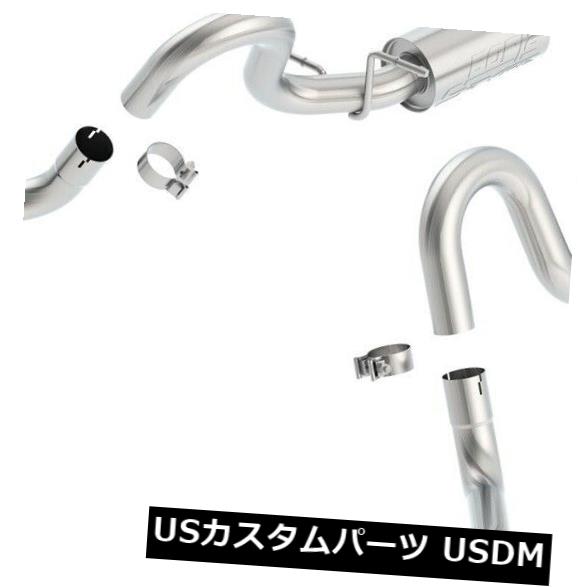 輸入マフラー Borla 140067 Sタイプキャットバックエキゾーストシステムは99-04ムスタングに適合 Borla 140067 S-Type Cat-Back Exhaust System Fits 99-04 Mustang 【並行輸入品】