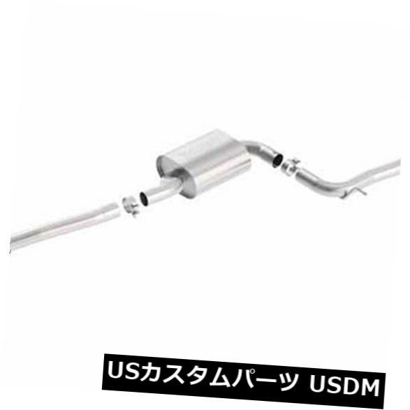 輸入マフラー Borla 140734 Sタイプキャットバックエキゾーストシステムは15-17ゴルフSportWagenに適合 Borla 140734 S-Type Cat-Back Exhaust System Fits 15-17 Golf SportWagen 【並行輸入品】