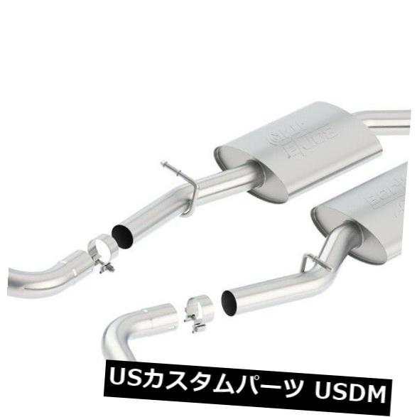 輸入マフラー Borla 140637 ATAK Cat-Back Exhaust System Fits 15-19 300 Charger Borla 140637 ATAK Cat-Back Exhaust System Fits 15-19 300 Charger 【並行輸入品】