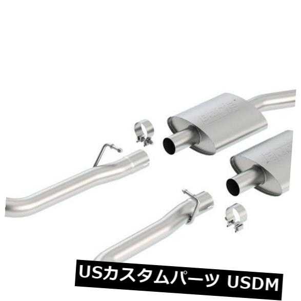 輸入マフラー 11-14ダッジチャージャーRT 5.7L V8用BORLA Sタイプキャットバックパフォーマンスエキゾーストキット BORLA S-TYPE Cat-Back Performance Exhaust Kit For 11-14 Dodge Charger RT 5.7L V8 【並行輸入品】