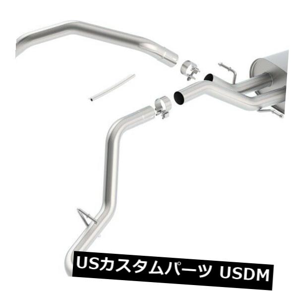 輸入マフラー Borla 140719 SタイプキャットバックエキゾーストシステムはSierra 1500 Silverado 1500に適合 Borla 140719 S-Type Cat-Back Exhaust System Fits Sierra 1500 Silverado 1500 【並行輸入品】|カスタムパーツ WORLD倉庫
