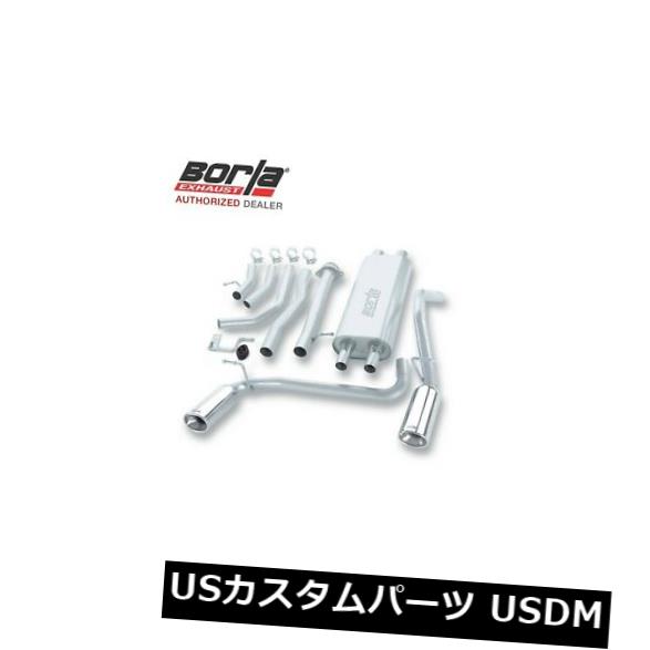 輸入マフラー BORLA 140037キャットバックエキゾーストシステム2003-2006ハマーH2 SUV 6.0L V8 AWD BORLA 140037 Cat-Back Exhaust System 2003-2006 Hummer H2 SUV 6.0L V8 AWD 【並行輸入品】