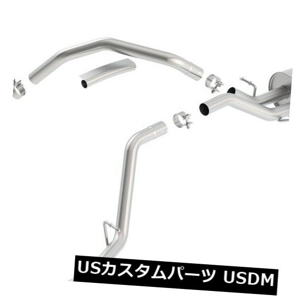 輸入マフラー Borla 140718 ATAK Cat-Back Exhaust System Fits Sierra 1500 Silverado 1500 Borla 140718 ATAK Cat-Back Exhaust System Fits Sierra 1500 Silverado 1500 【並行輸入品】