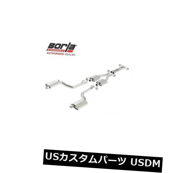 輸入マフラー BORLA 140443キャットバックエキゾーストSタイプ2011-2014ダッジチャージャーRT 5.7L V8 RWD / AWD BORLA 140443 Cat-Back Exhaust S-Type 2011-2014 Dodge CHARGER RT 5.7L V8 RWD/AWD 【並行輸入品】