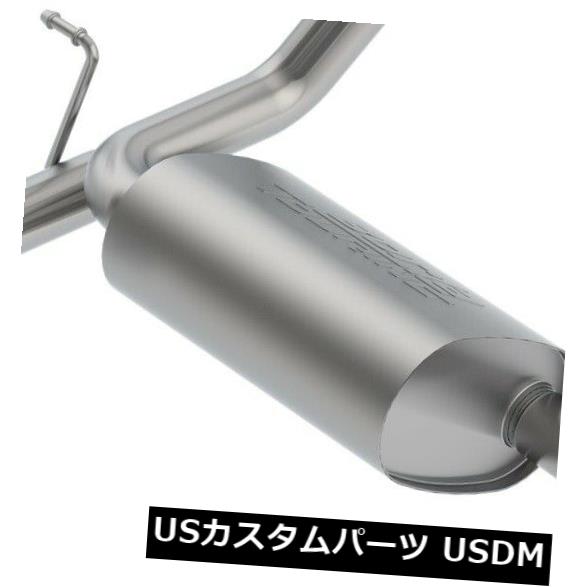 輸入マフラー Borla 11955ツーリングアクスルバックエキゾーストシステムは18-20ラングラー（JL）に適合 Borla 11955 Touring Axle-Back Exhaust System Fits 18-20 Wrangler (JL) 【並行輸入品】