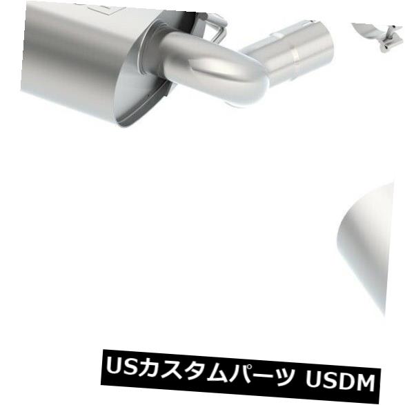 輸入マフラー Borla 11921CB ATAKアクスルバックエキゾーストシステムは16-20カマロに適合 Borla 11921CB ATAK Axle-Back Exhaust System Fits 16-20 Camaro 【並行輸入品】