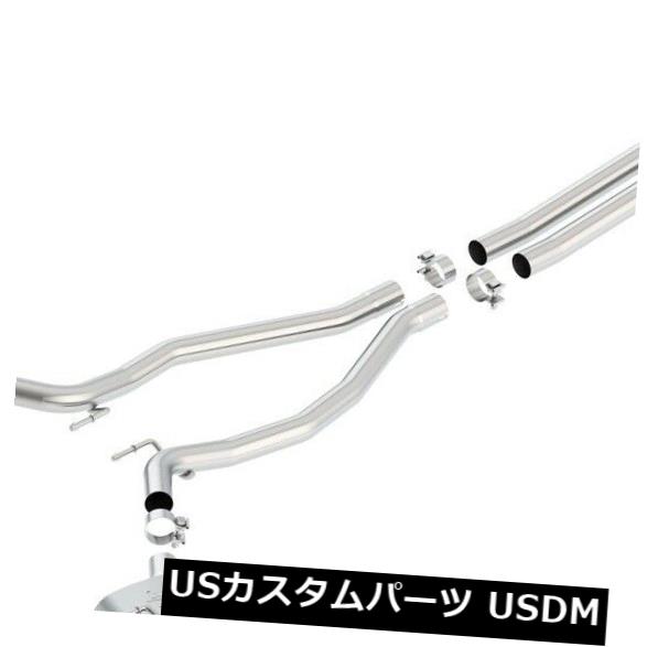 輸入マフラー Borla 140526 Sタイプキャットバックエキゾーストシステムは14-15カマロに適合 Borla 140526 S-Type Cat-Back Exhaust System Fits 14-15 Camaro 【並行輸入品】