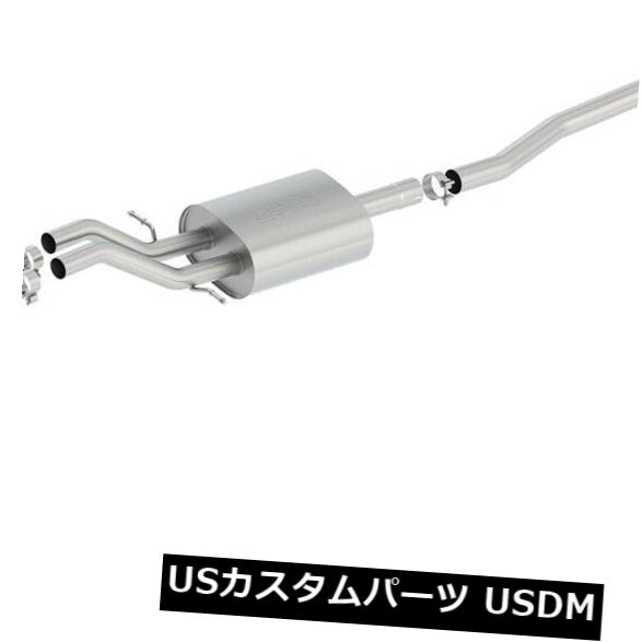 輸入マフラー Borla 140550 Sタイプキャットバックエキゾーストシステム Borla 140550 S-Type Cat-Back Exhaust System 【並行輸入品】