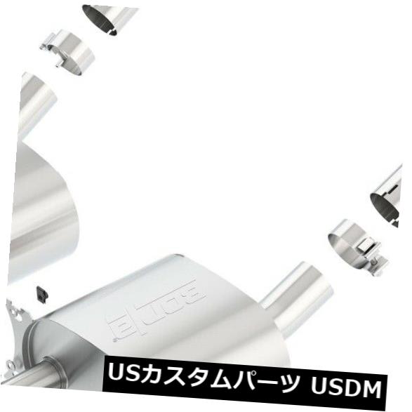 輸入マフラー Borla 11908 Sタイプアクスルバックエキゾーストシステムは15-18コルベットに適合 Borla 11908 S-Type Axle-Back Exhaust System Fits 15-18 Corvette 【並行輸入品】