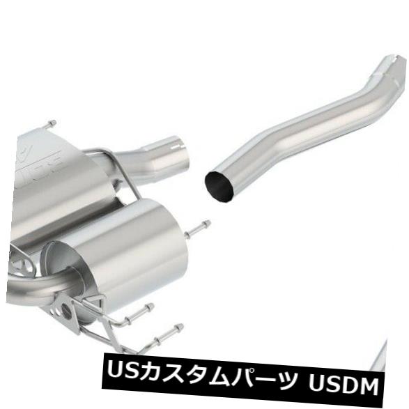 輸入マフラー Borla 140738 ATAK Cat-Back Exhaust System Fits 17-19 Civic Borla 140738 ATAK Cat-Back Exhaust System Fits 17-19 Civic 【並行輸入品】
