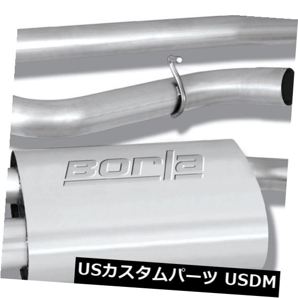 輸入マフラー 2008-2014スバルWRX STI 2.5LのBORLA Sタイプキャットバックパフォーマンスエキゾーストキット BORLA S-TYPE Cat-Back Performance Exhaust Kit For 2008-2014 Subaru WRX STI 2.5L 【並行輸入品】