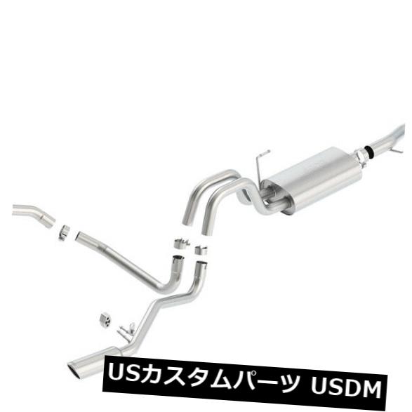 輸入マフラー 11-14 F-150に適合するBorla 140466 Sタイプキャットバックエキゾーストシステム Borla 140466 S-Type Cat-Back Exhaust System Fits 11-14 F-150 【並行輸入品】｜カスタムパーツ WORLD倉庫 231,275円