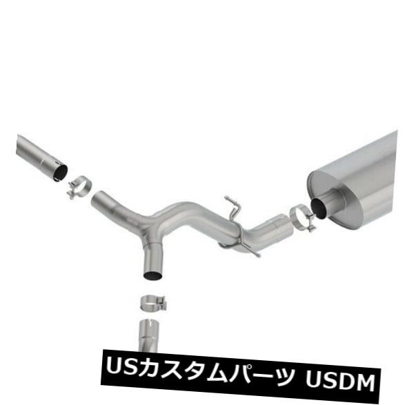 輸入マフラー Borla 140771ツーリングキャットバックエキゾーストシステムはSierra 1500 Silverado 1500に適合 Borla 140771 Touring Cat-Back Exhaust System Fits Sierra 1500 Silverado 1500 【並行輸入品】|カスタムパーツ WORLD倉庫