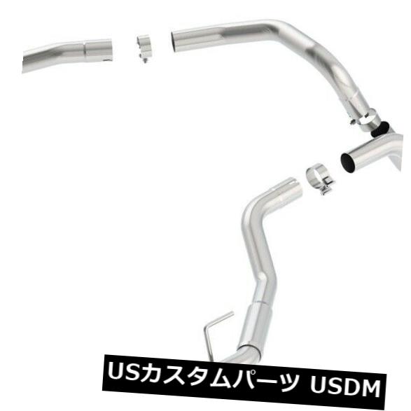輸入マフラー Borla 140552ツーリングキャットバックエキゾーストシステムは1500 1500 Classic Ram 1500に適合 Borla 140552 Touring Cat-Back Exhaust System Fits 1500 1500 Classic Ram 1500 【並行輸入品】