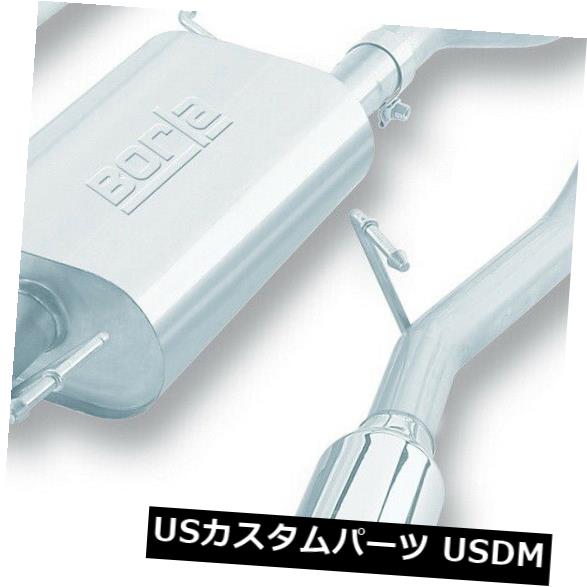 輸入マフラー 05-13タコマに適合するBorla 140140キャットバックエキゾーストシステム Borla 140140 Cat-Back Exhaust System Fits 05-13 Tacoma 【並行輸入品】