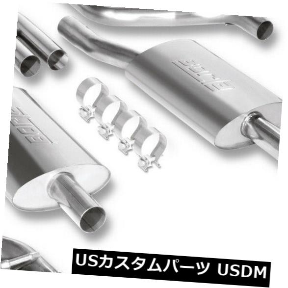 輸入マフラー Borla 140297ツーリングキャットバックエキゾーストシステムは09-14チャレンジャーに適合 Borla 140297 Touring Cat-Back Exhaust System Fits 09-14 Challenger 【並行輸入品】