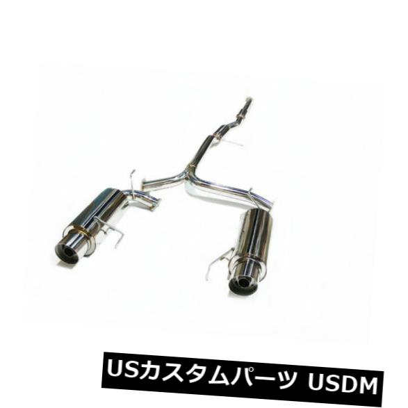 輸入マフラー 1998-2002 Honda Accord V6 3.0L for OBX-R用ステンレスデュアルキャットバックエキゾースト Stainless Dual Catback Exhaust For 1998-2002 Honda Accord V6 3.0L by OBX-R 【並行輸入品】