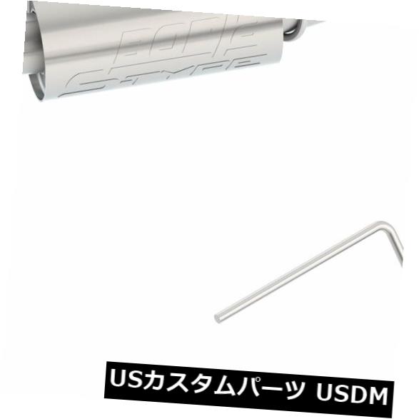 輸入マフラー Borla 05-09 Mustang GT 4.6L V8 SS Aggressive Exhaust（後部セクションのみ） Borla 05-09 Mustang GT 4.6L V8 SS Aggressive Exhaust (rear section only) 【並行輸入品】