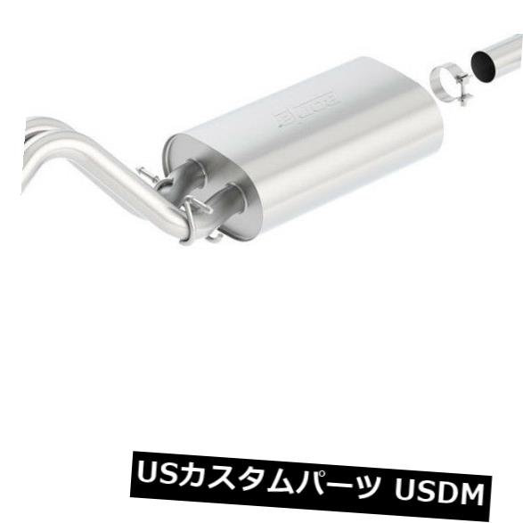 輸入マフラー BORLAツーリングキャットバックパフォーマンスエキゾーストフィット15-18 GMCユーコンデナリXL 6.2L BORLA Touring Cat-Back Performance Exhaust Fits 15-18 GMC Yukon Denali XL 6.2L 【並行輸入品】