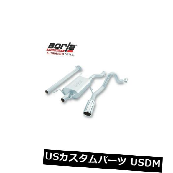 輸入マフラー BORLA 140140キャットバックエキゾースト2005-2012トヨタタコマ4.0L V6 2 / 4WD 4DR CC LB BORLA 140140 Cat-Back Exhaust 2005-2012 Toyota TACOMA 4.0L V6 2/4WD 4DR CC LB 【並行輸入品】