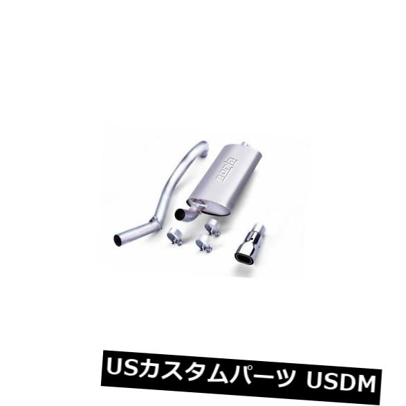 輸入マフラー Borla Cat-Back Exhaust Touring For 97-99 Wrangler TJ 2.5L/4.0L 2&4WD 2DR #14728 【並行輸入品】
