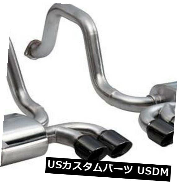 輸入マフラー 97-04シボレーコルベットC5 BLKチップ用CORSAアクスルバックパフォーマンスエキゾーストシステム CORSA Axle Back Performance Exhaust System For 97-04 Chevy Corvette C5 BLK Tips 【並行輸入品】