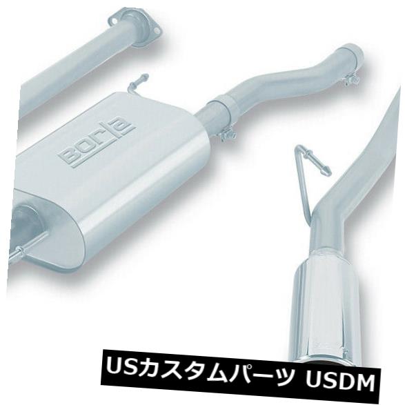 輸入マフラー 05-13タコマに適合するBorla 140160キャットバックエキゾーストシステム Borla 140160 Cat-Back Exhaust System Fits 05-13 Tacoma 【並行輸入品】