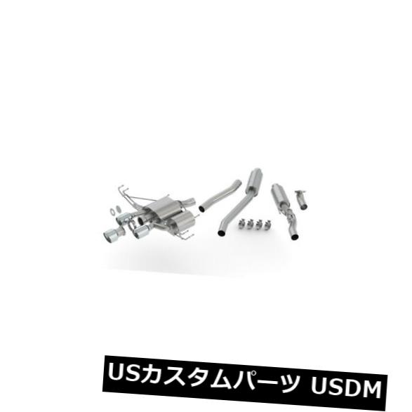 輸入マフラー Honda Civic Type-Rキャットバックエキゾースト用Borla bor140738CB Borla bor140738CB for Honda Civic Type-R Cat-Back Exhaust 【並行輸入品】 286,407円