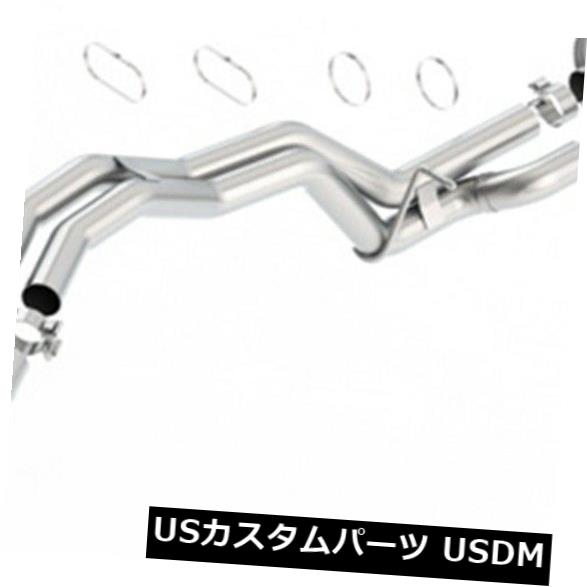 輸入マフラー 18 Navigator Borla 140744ツーリングキャットバックエキゾーストシステムに適合 Fits 18 Navigator Borla 140744 Touring Cat-Back Exhaust System 【並行輸入品】