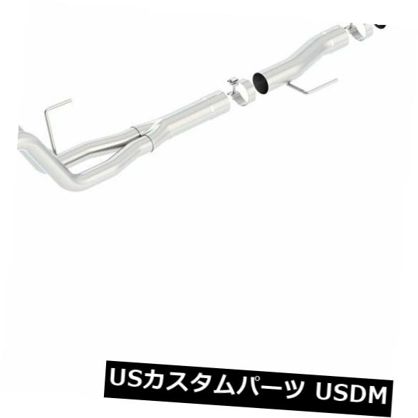 輸入マフラー Borla 15-16 Ford F-150 3.5L EcoBoost Ext。 Cab Std。 ベッドブラッククロームCBエキゾーストA Borla 15-16 Ford F-150 3.5L EcoBoost Ext. Cab Std. Bed Black Chrome CB Exhaust A 【並行輸入品】