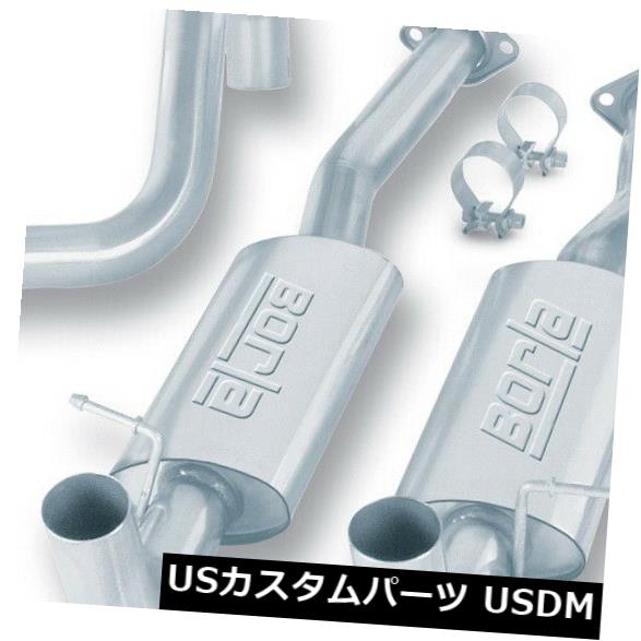 輸入マフラー Borla 14445 Sタイプキャットバックエキゾーストシステムは94-95マスタングに適合 Borla 14445 S-Type Cat-Back Exhaust System Fits 94-95 Mustang 【並行輸入品】 170,665円