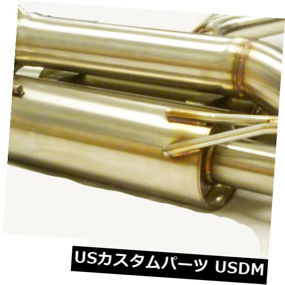 輸入マフラー OBX Catback Exhaust FITS Suburu STI 10 2009 & 2010 (5 dr) GRB, Dual TIP 【並行輸入品】