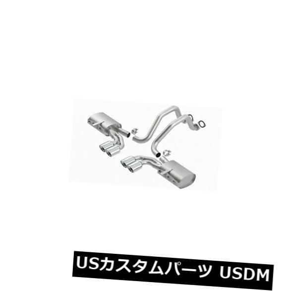 輸入マフラー 排気システム-Sタイプ-キャットバック-中間パイプに2-1 / 2-テールパイプに2 Exhaust System - S-Type - Cat-Back - 2-1/2 in Intermediate Pipe - 2 in Tailpipe 【並行輸入品】|カスタムパーツ WORLD倉庫