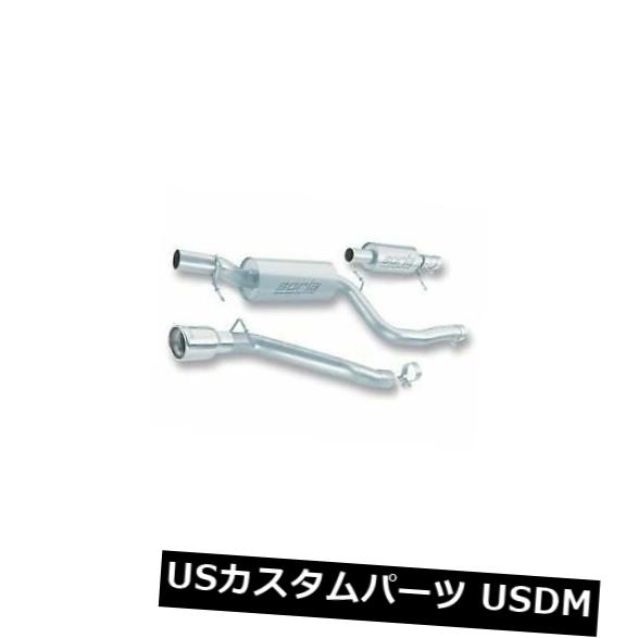輸入マフラー Borla 140121 Cat-Back System背面出口アウトレット2.5 \