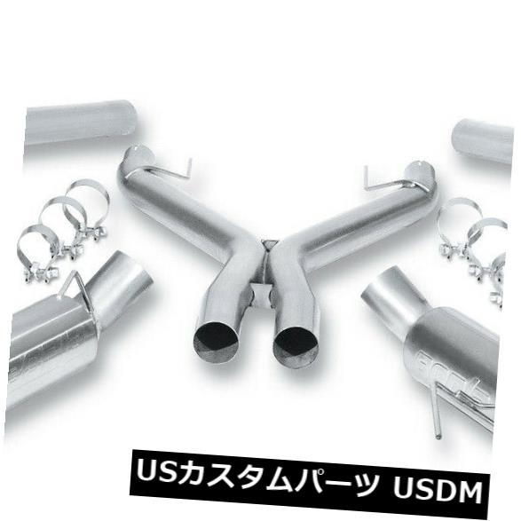 輸入マフラー Borla 140266ツーリングキャットバックエキゾーストシステムは05-09マスタングに適合 Borla 140266 Touring Cat-Back Exhaust System Fits 05-09 Mustang 【並行輸入品】|カスタムパーツ WORLD倉庫