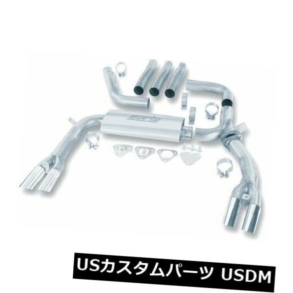 輸入マフラー Borla 84-92シボレーカマロ/ポンティアックトランスアム5.0L / 5.7L V8 3in Adj SSキャットバック Borla 84-92 Chevrolet Camaro / Pontiac Trans Am 5.0L/5.7L V8 3in Adj SS Cat-Back 【並行輸入品】