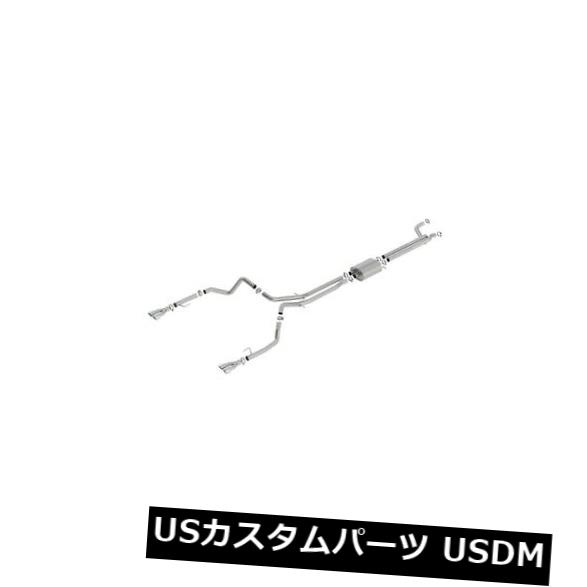 輸入マフラー Borla 140785 Sタイプキャットバックエキゾーストシステムは19シエラ1500シルバラード1500に適合 Borla 140785 S-Type Cat-Back Exhaust System Fits 19 Sierra 1500 Silverado 1500 【並行輸入品】