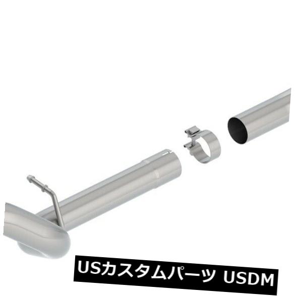 輸入マフラー Borla 140787 Sタイプキャットバックエキゾーストシステムは18-20ラングラー（JL）に適合 Borla 140787 S-Type Cat-Back Exhaust System Fits 18-20 Wrangler (JL) 【並行輸入品】