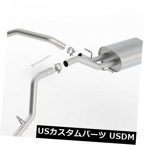 輸入マフラー Borla 140545BC Sタイプキャットバックエキゾーストシステム Borla 140545BC S-Type Cat-Back Exhaust System 【並行輸入品】