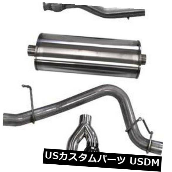 輸入マフラー CORSA 3.0 "キャットバックシングルエキゾーストキットは15-19シェビーサバーバン5.3L V8 BLKチップに適合 CORSA 3.0" Cat Back Single Exhaust Kit Fits 15-19 Chevy Suburban 5.3L V8 BLK Tip 【並行輸入品】｜カスタムパーツ WORLD倉庫