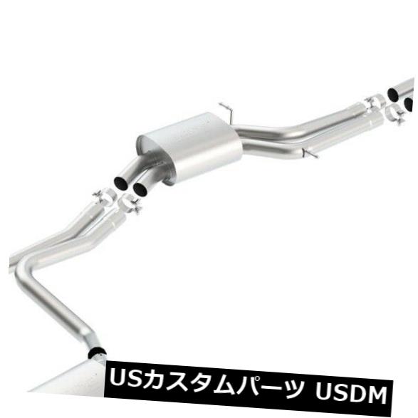 輸入マフラー 08-17 S5 Borla 140391 Sタイプキャットバックエキゾーストシステムに適合 Fits 08-17 S5 Borla 140391 S-Type Cat-Back Exhaust System 【並行輸入品】｜カスタムパーツ WORLD倉庫