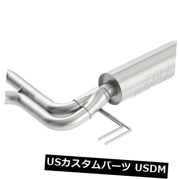 輸入マフラー Borla 11821 Sタイプアクスルバックエキゾーストシステムは12-17ベロスターに適合 Borla 11821 S-Type Axle-Back Exhaust System Fits 12-17 Veloster 【並行輸入品】