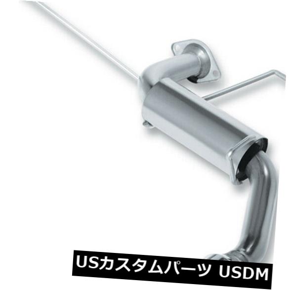 輸入マフラー Borla 11782 Sタイプアクスルバックエキゾーストシステムは97-11ランサーレガシーに適合 Borla 11782 S-Type Axle-Back Exhaust System Fits 97-11 Lancer Legacy 【並行輸入品】