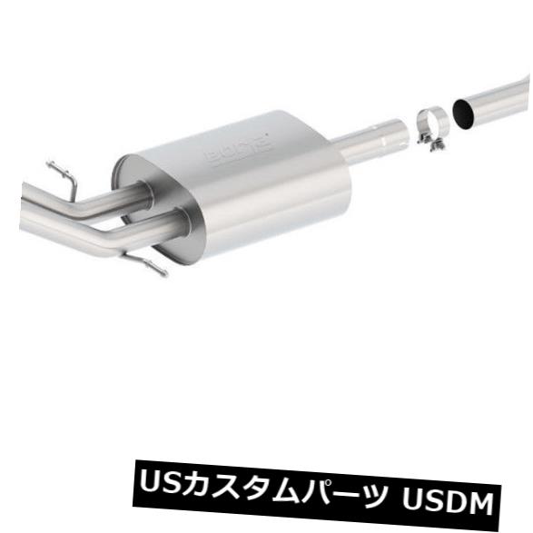 輸入マフラー BORLA S-TYPEキャットバックパフォーマンスエキゾースト14-18シルバラード1500 5.3L V8クルーキャブ BORLA S-TYPE Cat-Back Performance Exhaust 14-18 Silverado 1500 5.3L V8 CrewCab 【並行輸入品】