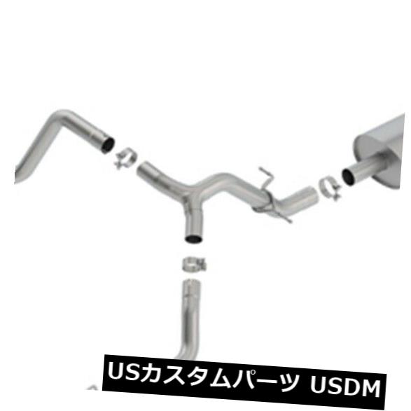 輸入マフラー Borla 140770BC Cat-Back Exhaust System Fits 19-20 Sierra 1500 Silverado 1500 Borla 140770BC Cat-Back Exhaust System Fits 19-20 Sierra 1500 Silverado 1500 【並行輸入品】