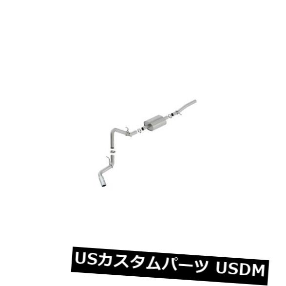 輸入マフラー Borla 140805 Sタイプキャットバックエキゾーストシステムは19シエラ1500シルバラード1500に適合 Borla 140805 S-Type Cat-Back Exhaust System Fits 19 Sierra 1500 Silverado 1500 【並行輸入品】