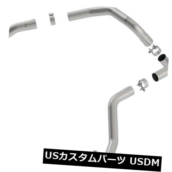 輸入マフラー Borla 140752 Sタイプのキャットバック排気システムは19-20 1500に適合 Borla 140752 S-Type Cat-Back Exhaust System Fits 19-20 1500 【並行輸入品】