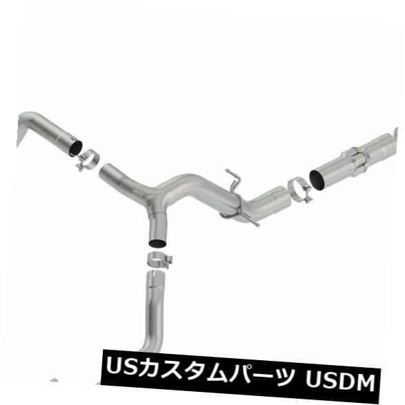輸入マフラー Borla 19シボレーシルバラード/ GMCシエラ1500 6.2 L SS ATAKキャットバック排気-炭水化物 Borla 19 Chevrolet Silverado/GMC Sierra 1500 6.2L SS ATAK Catback Exhaust - Carb 【並行輸入品】